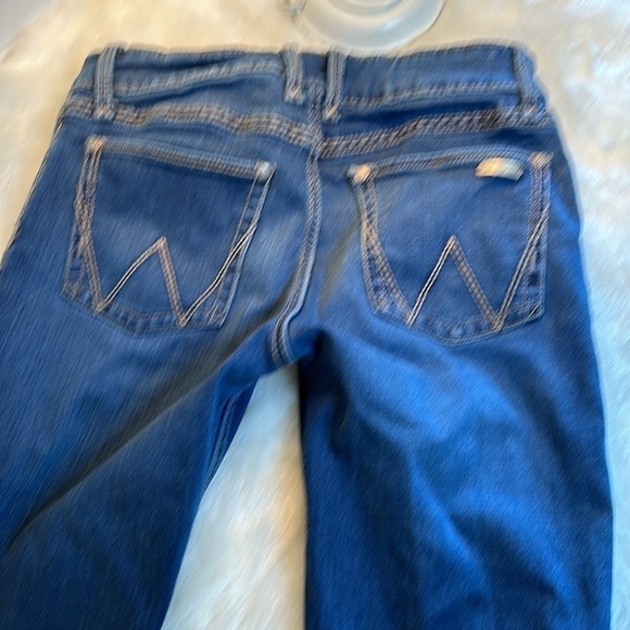 🥳HP🤩Wrangler women’s Qbaby ultimate riding jean, boot, cut, Brylee size 5/6×36 - Picture 6 of 9